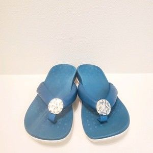 Womens Blue Vionic Lida Flip Flop NWOT